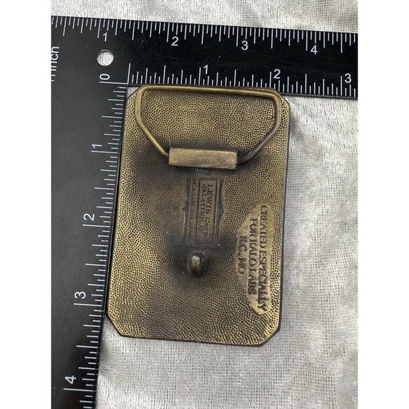 Vintage Kalo Belt Buckle Kalo Labs KC MO Farmers - Picture 6 of 7